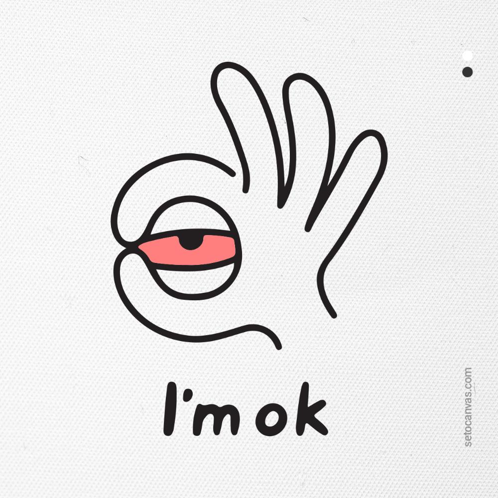 I am ok sweatshirt top