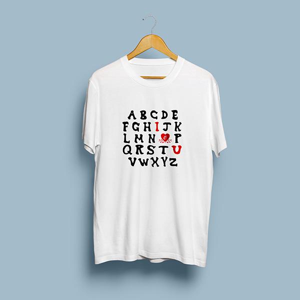 I LOVE U - T-Shirt | Seto Canvas