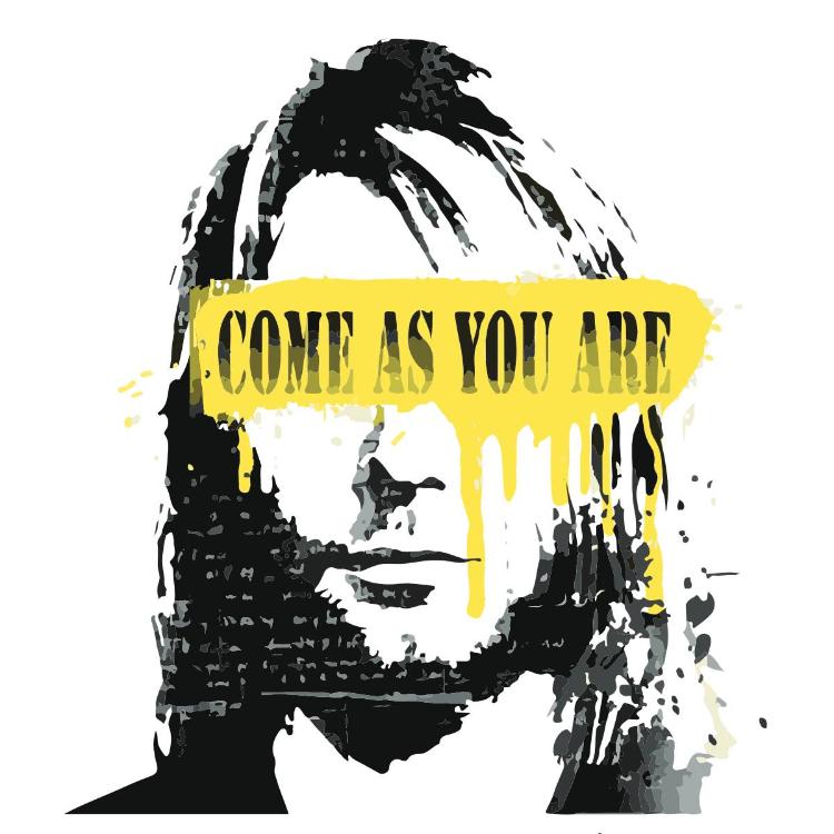 nirvana come as you are t shirt