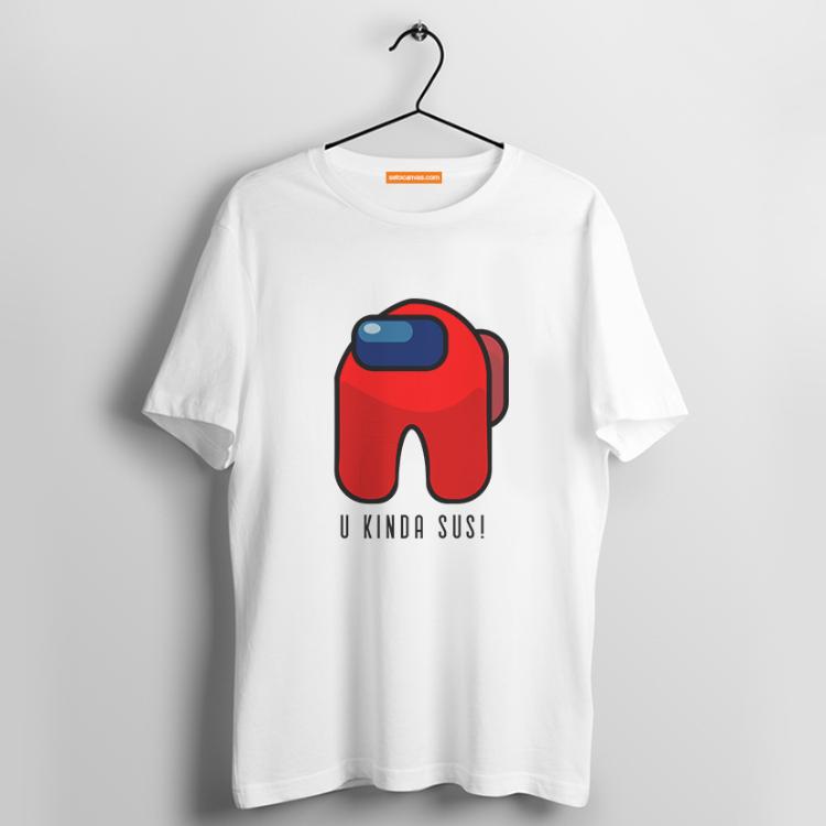Among Us U Kinda Sus T Shirt Seto Canvas